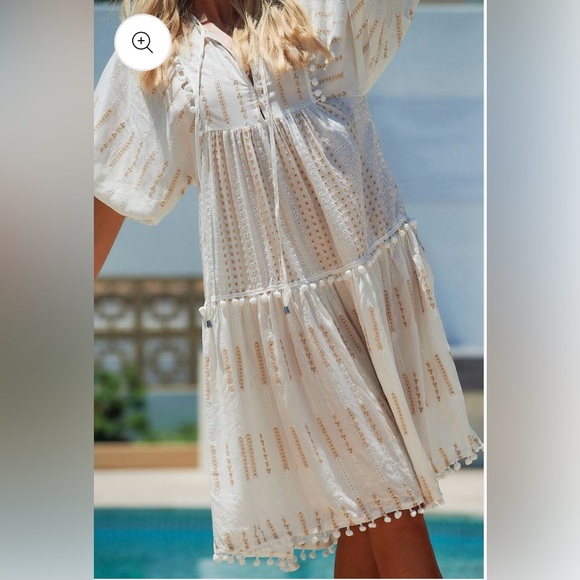 Jaase SEASHELL PALACE MIDI DRESS - Picture 7 of 14